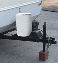 Load image into Gallery viewer, Adco RV Propane Tank Vinyl Cover for Single 20-lb Tank - Polar White