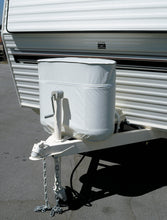 Load image into Gallery viewer, Adco RV Propane Tank Vinyl Cover for Double 20-lb Tank - Polar White