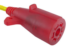 Load image into Gallery viewer, Flex-Coil Trailer Connector Adapter w/ Nite-Glow - 7-Pole to 4-Pole - 8' Long