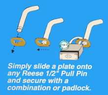 Load image into Gallery viewer, Reese Pull Pin Lock Plates
