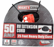 Load image into Gallery viewer, Mighty Cord 50 AMP 25' RV Extension Cord With Handle