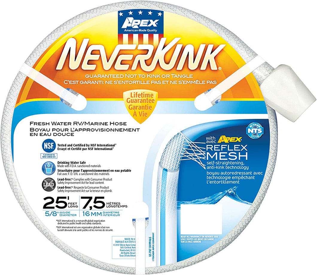 Neverkink Water Hose  5/8 x 25'