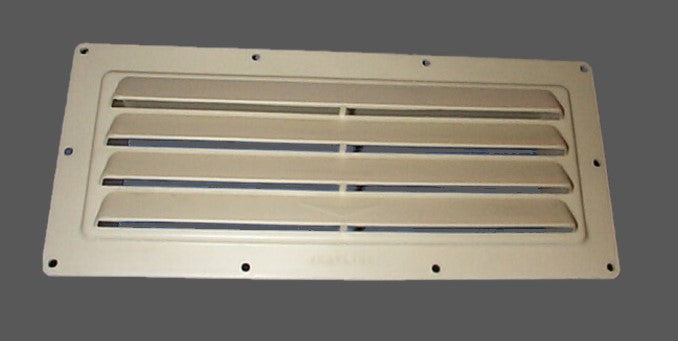 Range Sidewall Vent - Louvered  - Colonial White